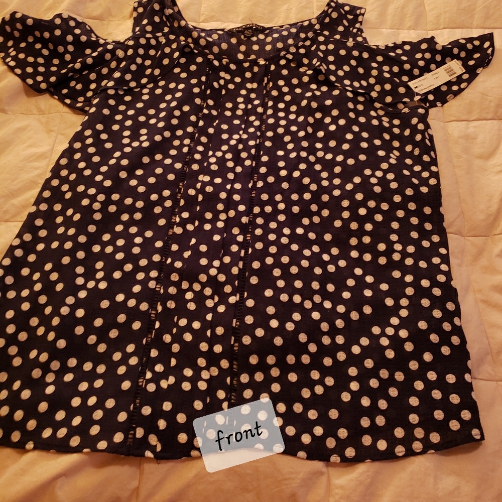 Polka dot blouse